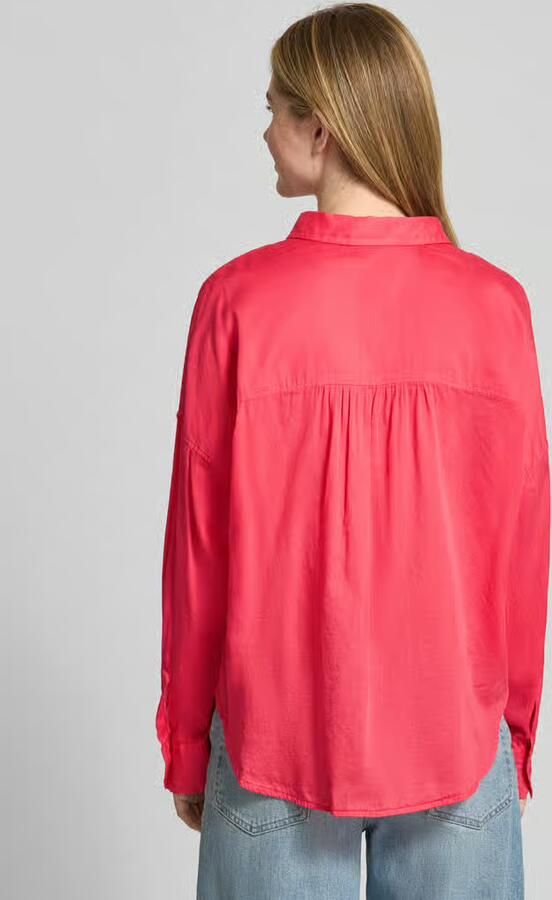 0039 italy Regular fit blouse met verborgen knoopsluiting model 'SANDY' - Foto 2