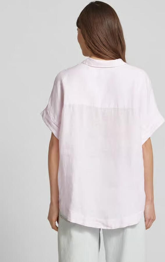 0039 italy Regular fit blouseshirt van linnen met kapmouwen model 'DERRY'