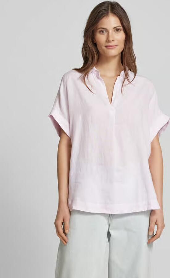 0039 italy Regular fit blouseshirt van linnen met kapmouwen model 'DERRY' - Foto 2