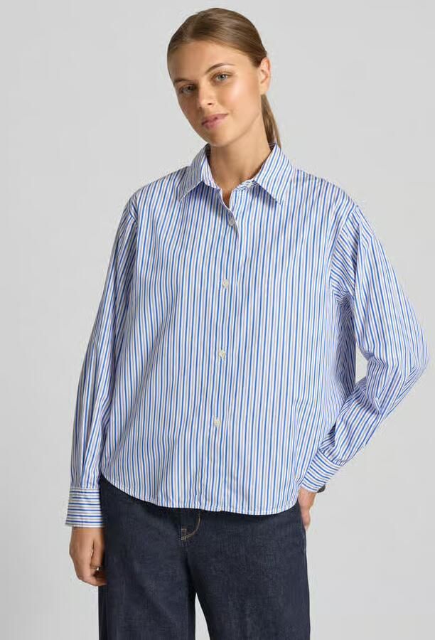 0039 italy Regular fit overhemdblouse van puur katoen model 'Elsa' - Foto 2