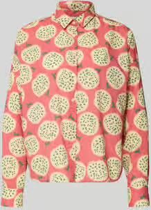 0039 italy relaxed fit blouse in all-over look model 'LUCY'