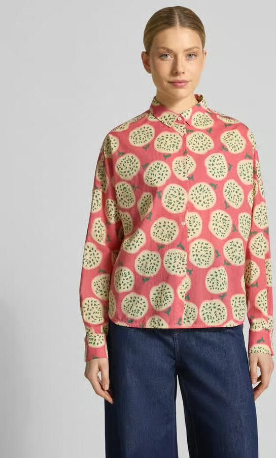 0039 italy relaxed fit blouse in all-over look model 'LUCY' - Foto 3
