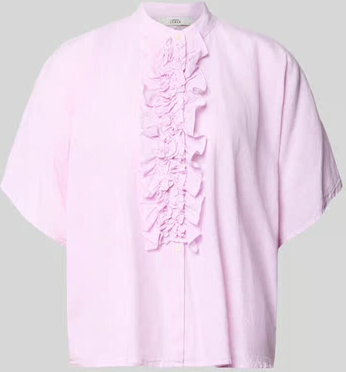 0039 italy Relaxed fit Blouse met ruches Model 'DAISY'