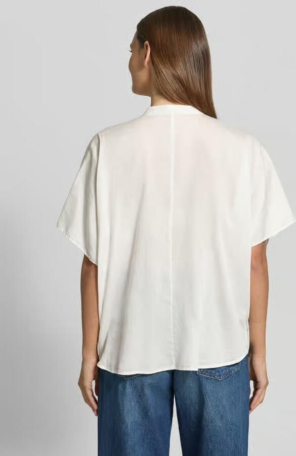 0039 italy Relaxed fit Blouse met ruches Model 'DAISY'