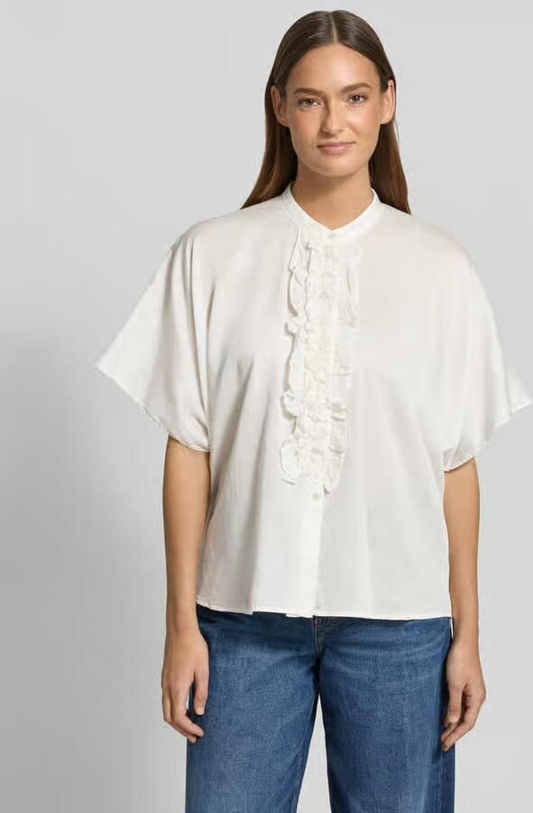 0039 italy Relaxed fit Blouse met ruches Model 'DAISY' - Foto 2