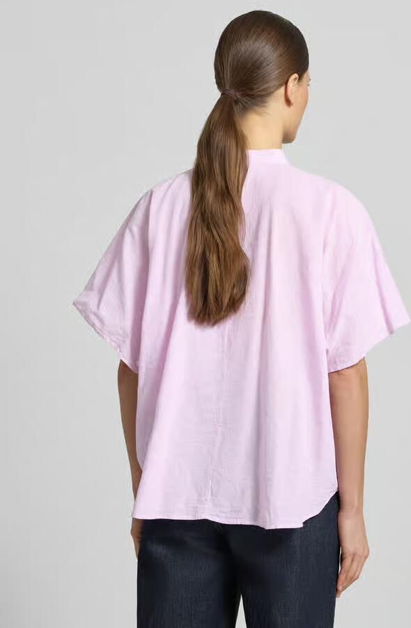 0039 italy Relaxed fit Blouse met ruches Model 'DAISY' - Foto 3