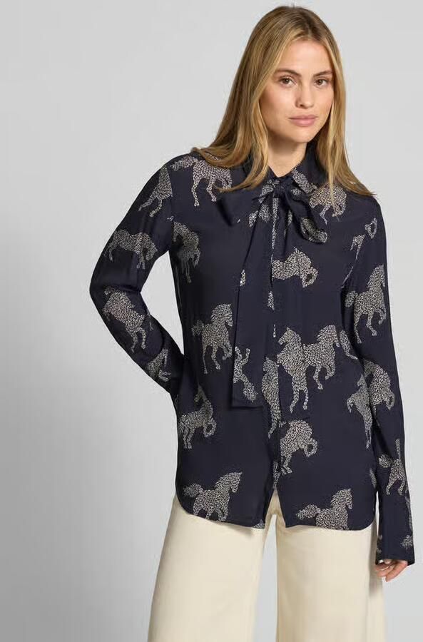 0039 italy relaxed fit blouse van pure viscose model 'ODETTA' - Foto 2