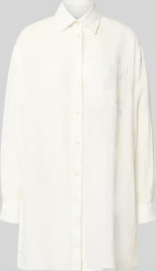 0039 italy relaxed fit lange blouse van linnen model 'TAHIA' - Foto 2