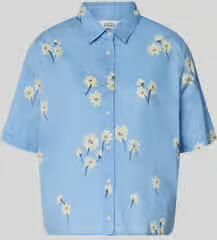 0039 italy relaxed fit vrijetijdsoverhemd met een bloemige all-over print model 'Bea'