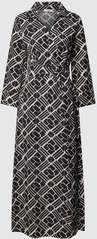 0039 italy Blousejurk met all-over motief model 'Havana New'