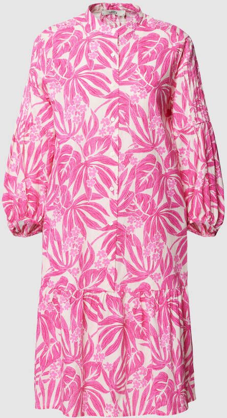 0039 italy Blousejurk met all-over motief model 'Mila'