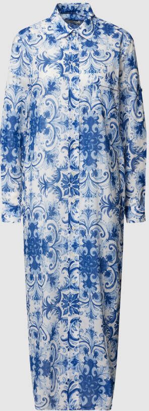 0039 italy Blousejurk met all-over motief model 'Taya'