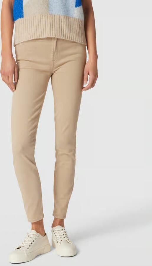 7 For All Mankind Skinny fit stoffen broek met stretch - Foto 2