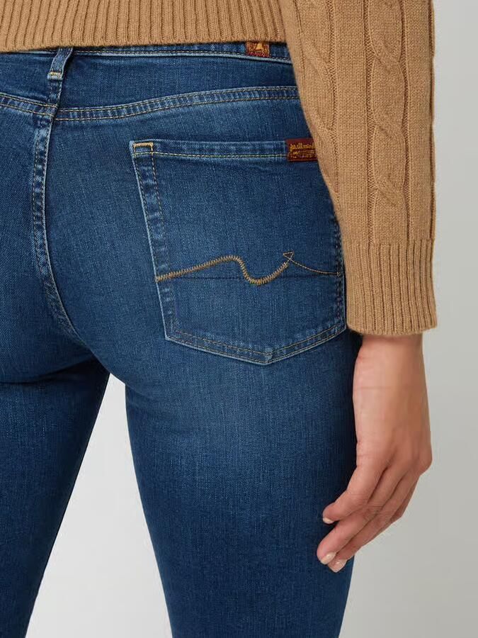 7 For All Mankind Skinny jeans met stretch