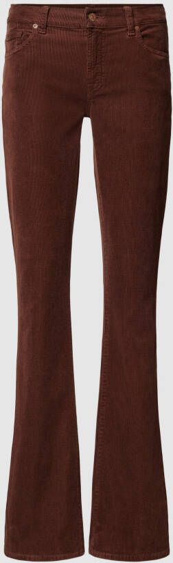 7 For All Mankind Bootcut stoffen broek in 5-pocketmodel