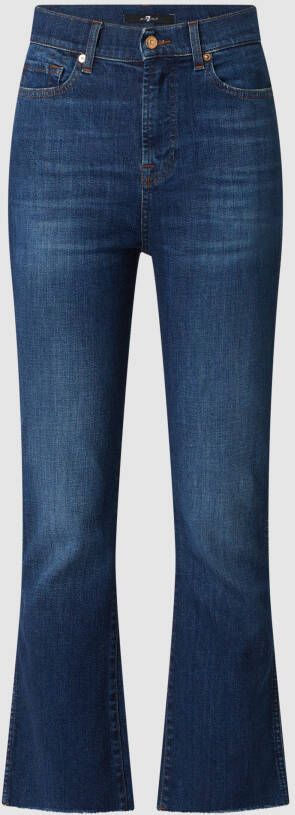 7 For All Mankind Cropped bootcut jeans met stretch
