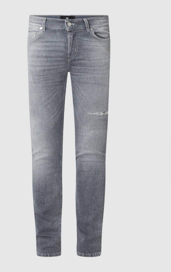 7 For All Mankind Skinny fit jeans met stretch model 'Ronnie'