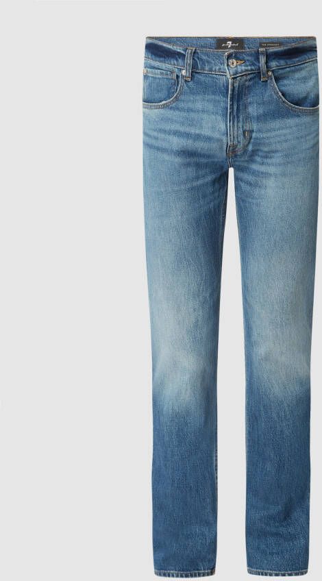 7 For All Mankind Straight fit jeans met stretch model 'The Straight'