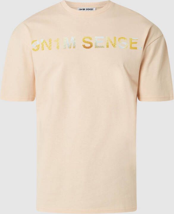 9N1M SENSE T-shirt van katoen met logoprint