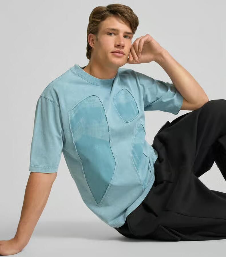 A-COLD-WALL T-shirt met geribde ronde hals