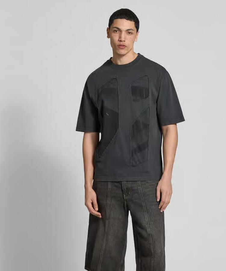 A-COLD-WALL T-shirt met geribde ronde hals - Foto 2