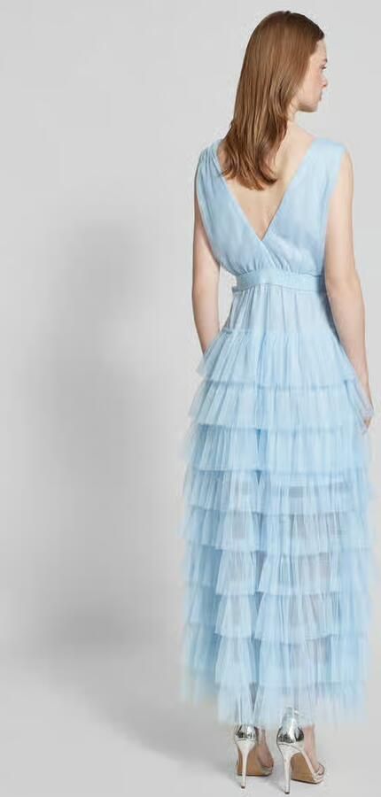 A-view Maxi-jurk met volants model 'Miranda'