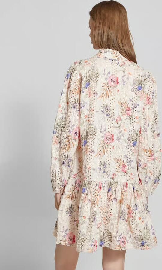 A-view Mini-jurk met broderie anglaise model 'Grete'