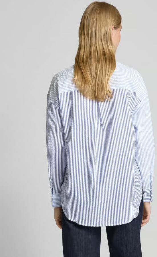 A-view Regular fit overhemdblouse met structuurmotief model 'Mila'