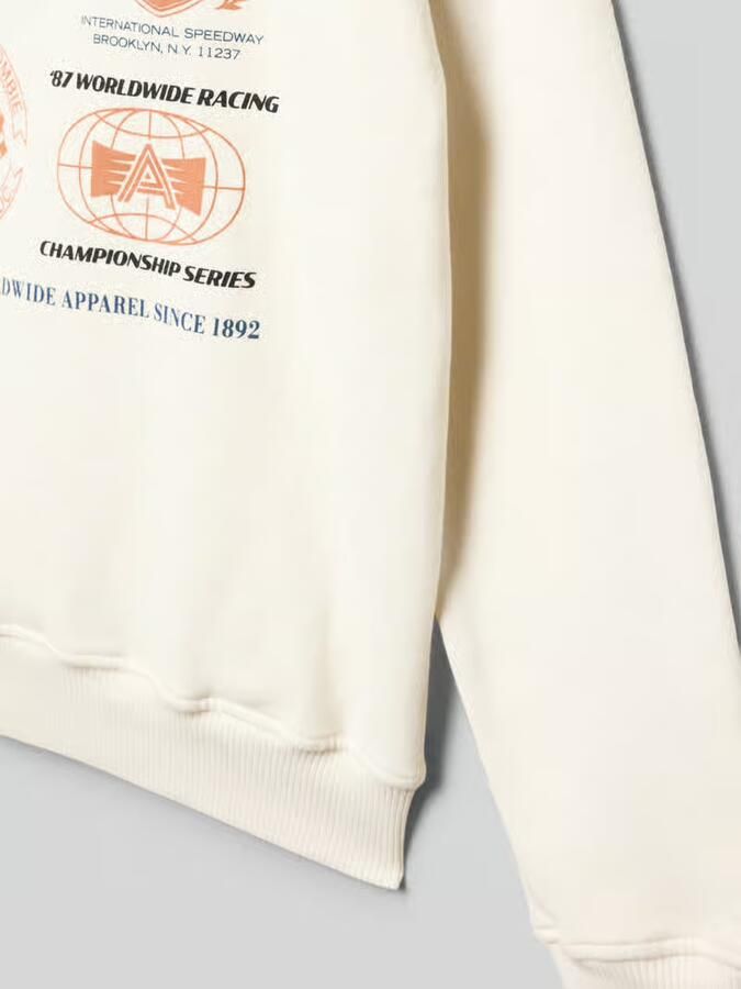 Abercrombie&Fitch hoodie met labelstitching