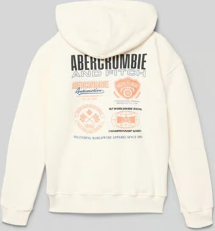 Abercrombie&Fitch hoodie met labelstitching - Foto 2