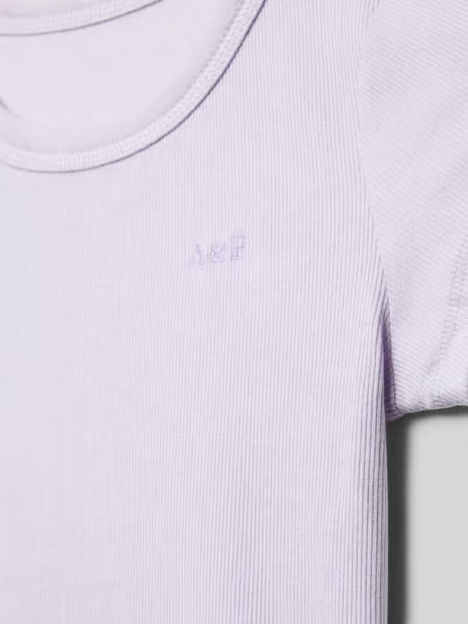 Abercrombie&Fitch regular fit T-shirt met gestikt logo
