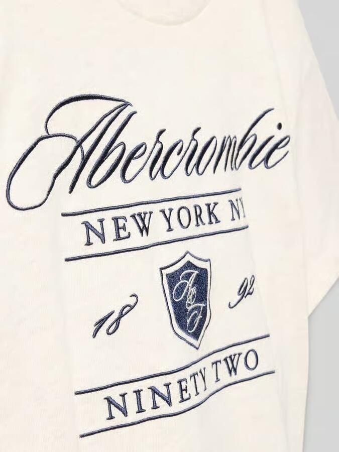 Abercrombie&Fitch regular fit T-shirt met gestikt logo