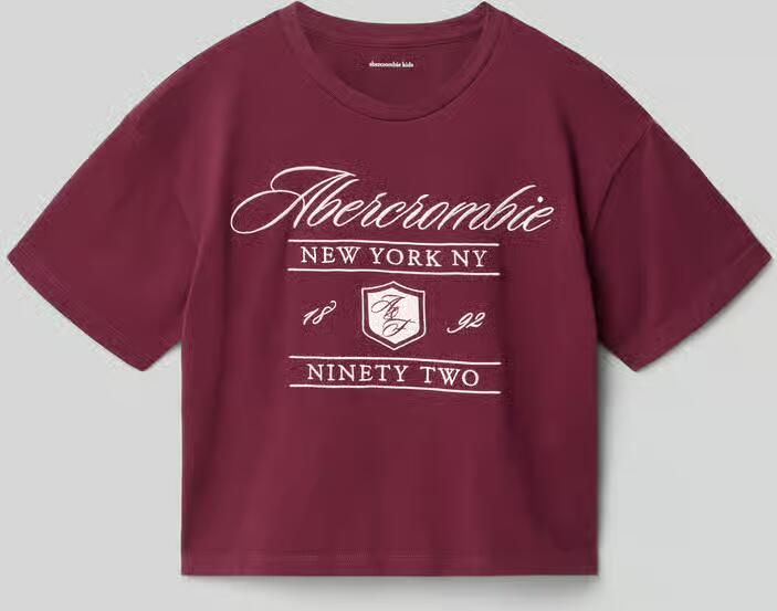 Abercrombie&Fitch regular fit T-shirt met gestikt logo - Foto 2