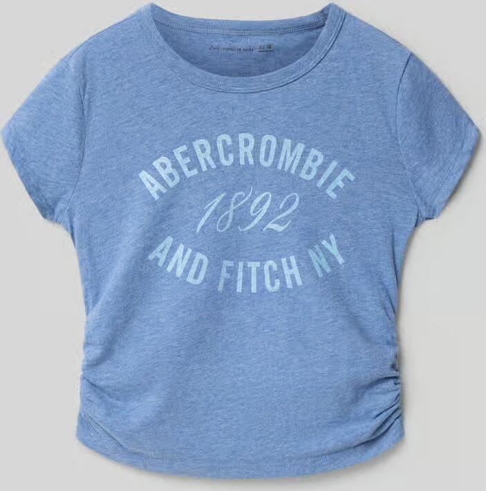 Abercrombie&Fitch regular fit T-shirt met rimpelingen - Foto 2