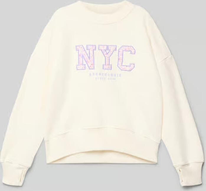 Abercrombie&Fitch sweatshirt met labelstitching