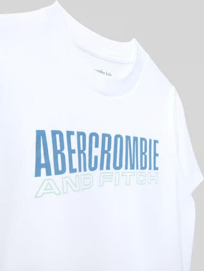Abercrombie&Fitch T-shirt met labelprint en ronde hals