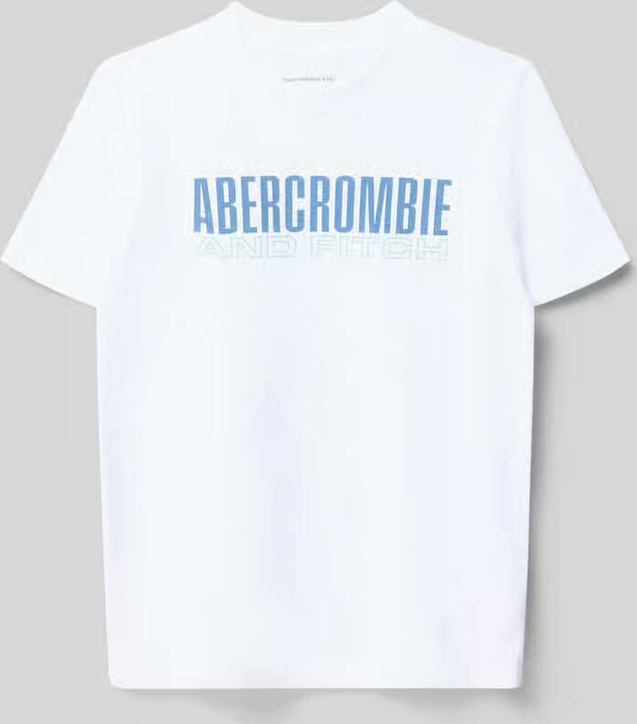 Abercrombie&Fitch T-shirt met labelprint en ronde hals - Foto 2