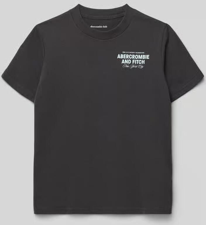 Abercrombie&Fitch T-shirt met ronde hals en labelprints - Foto 2