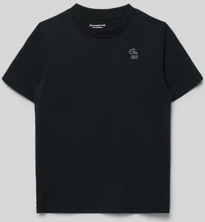 Abercrombie&Fitch T-shirt met ronde hals en labelstitching - Foto 2
