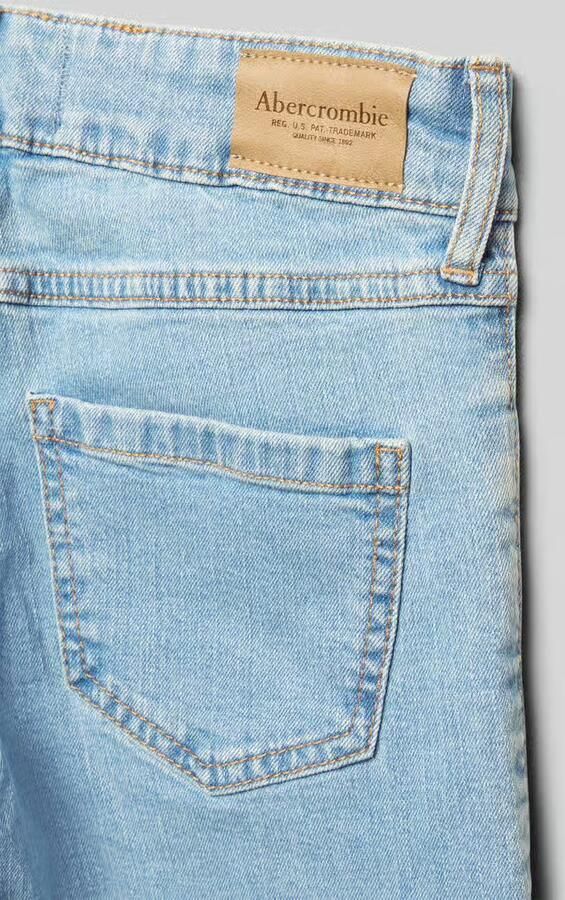 Abercrombie&Fitch wide fit high waist jeans van katoenmix