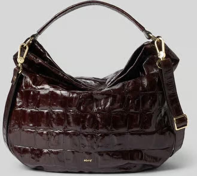 Abro Crossbody tas met stiksels model 'MIA'