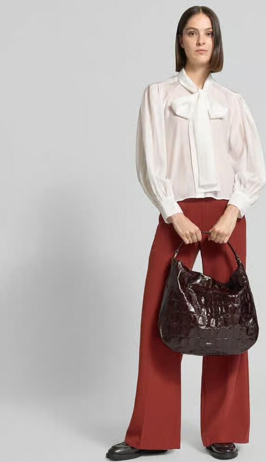 Abro Crossbody tas met stiksels model 'MIA' - Foto 2