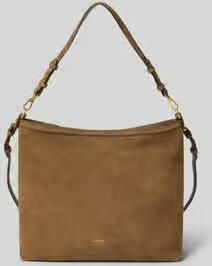 Abro Crossbody tas van echt leer met logodetail