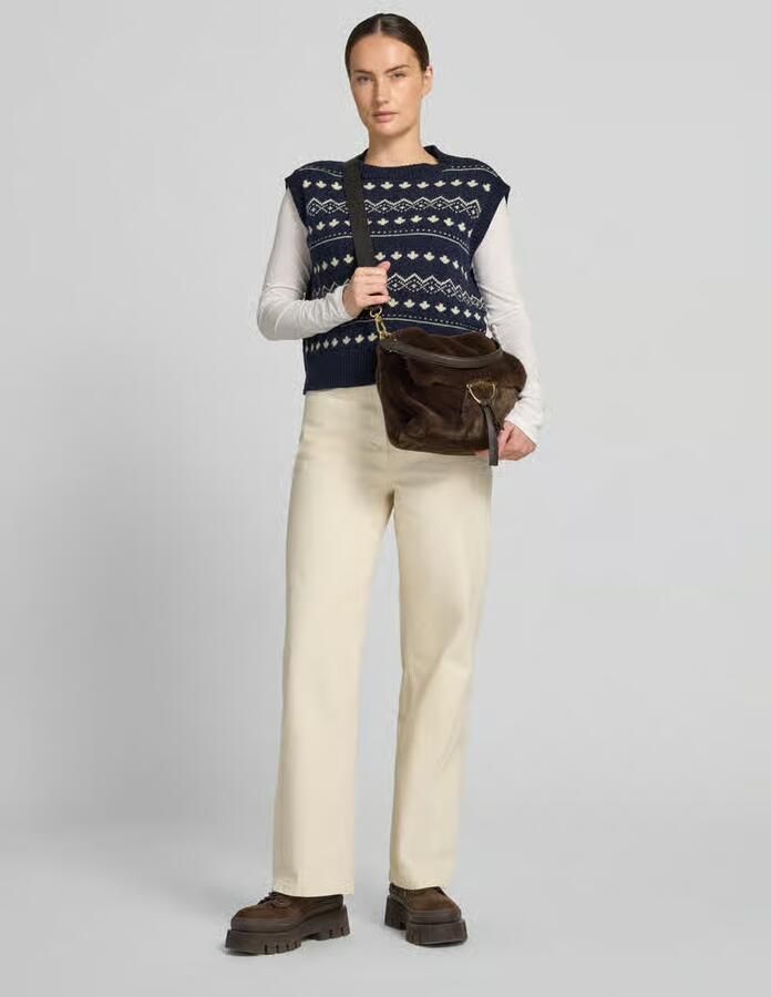 Abro Crossbody tas van echt leer model 'TEMI' - Foto 2