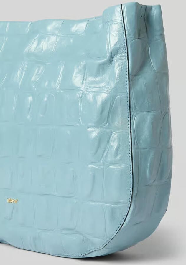 Abro Handtas in handtassenlook met logo-applicatie model 'Mia'