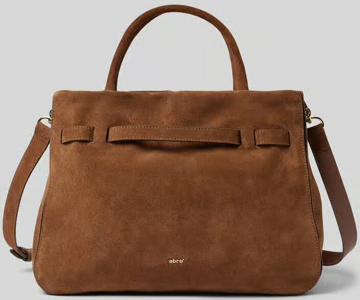 Abro Handtas met leer met labeldetail model 'JILL'