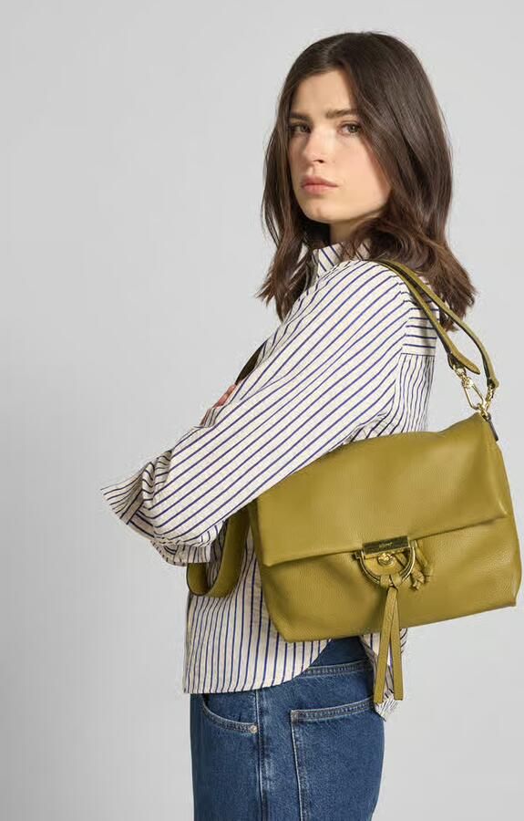 Abro Handtas met logodetail model 'Temi' - Foto 2