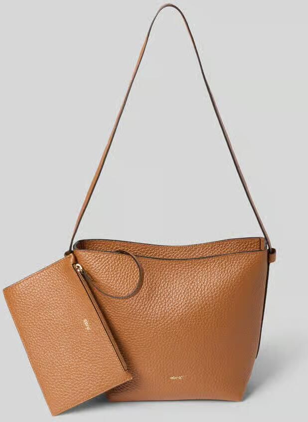 Abro Handtas van leer met binnenvak model 'COSMO'