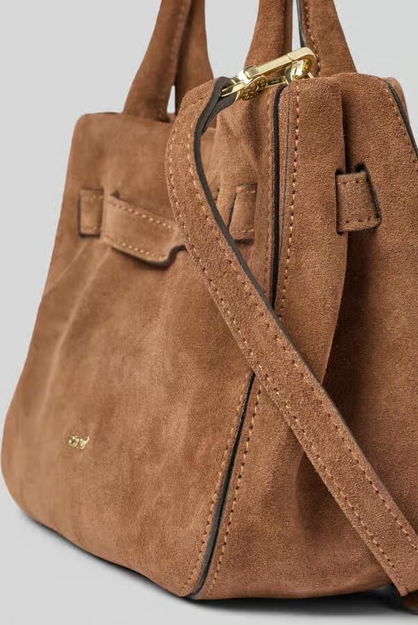 Abro Handtas van leer met labeldetail model 'JILL' - Foto 2