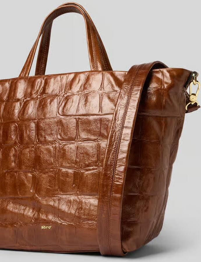 Abro Tote tas met logodetail model 'Alba'